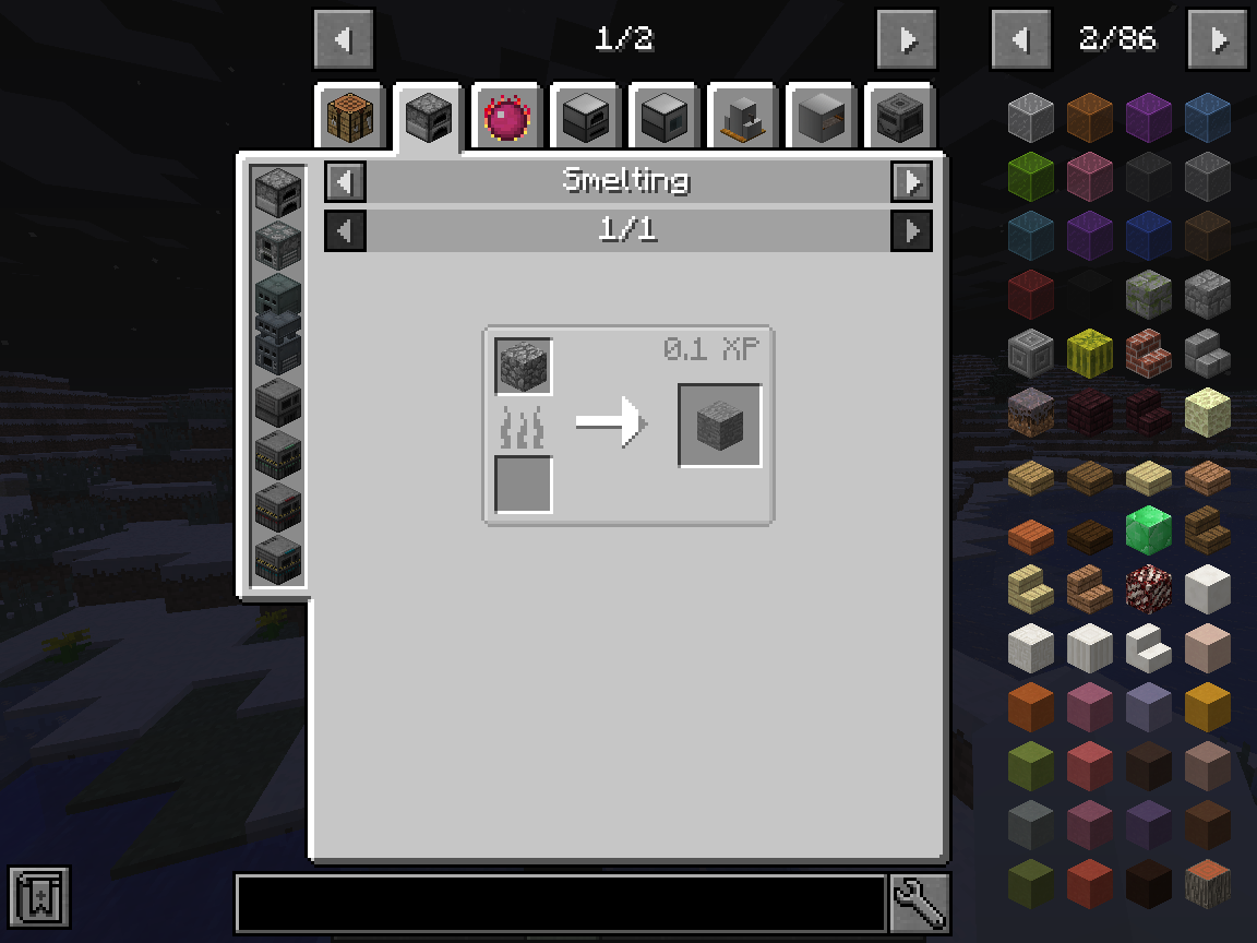 Not enough items minecraft mod recipe example